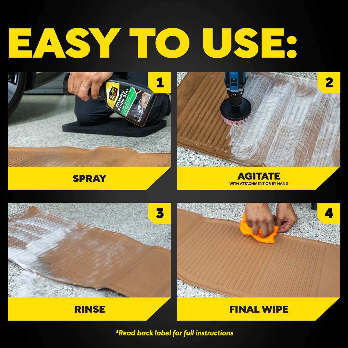  Meguiar's Foaming Floormat & Carpet Cleaner